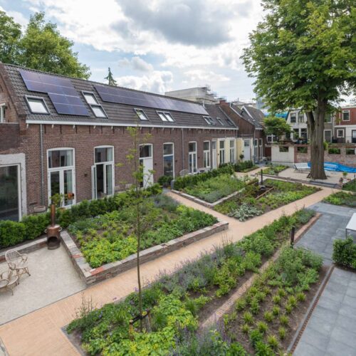 Voormalige Borgmanschool: binnentuin