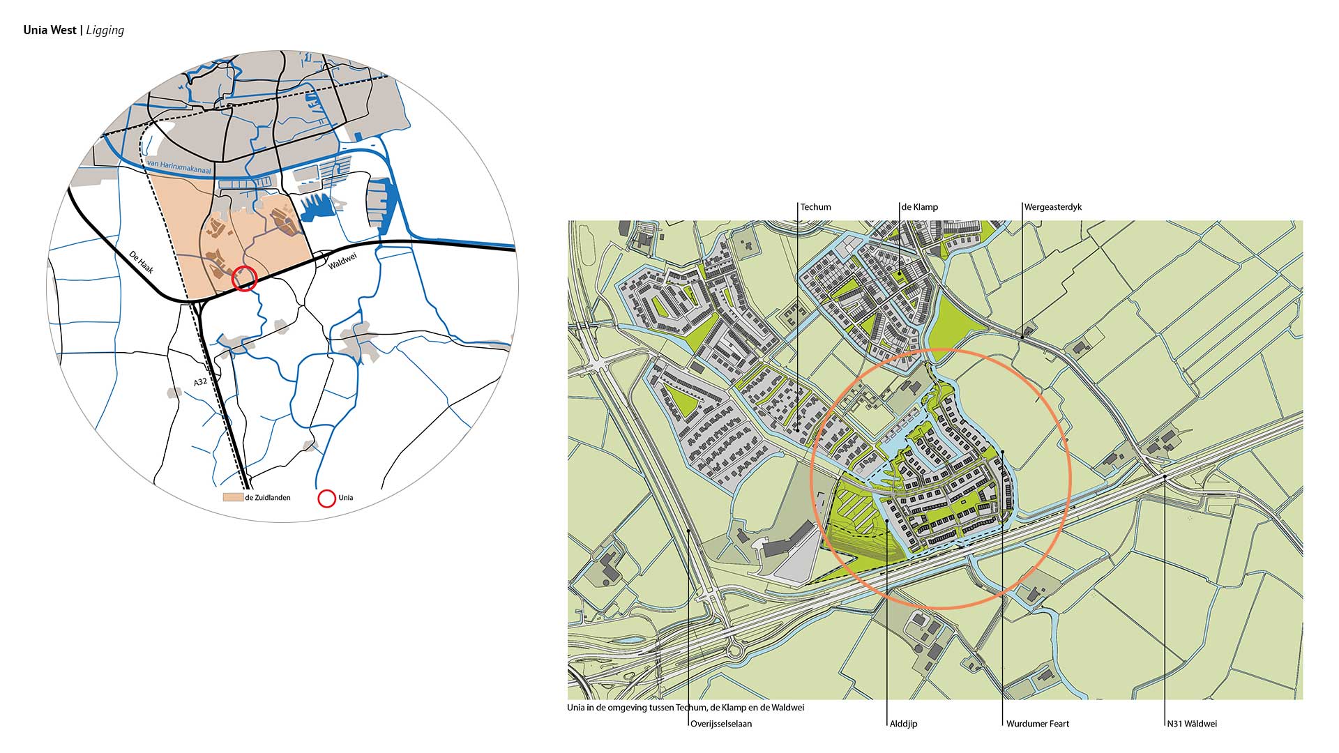 Unia-West---Ligging - Stedenbouwkundig Plan